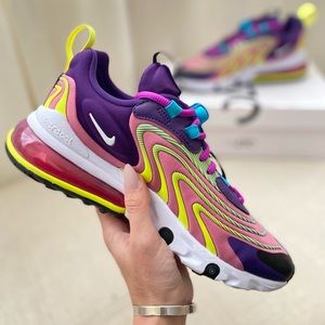 Nike Air Max 270 React Eggplant Magic Flamingo